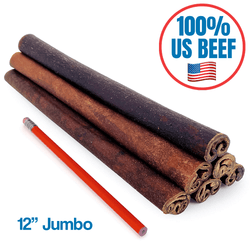 12 Inch JUMBO Beef Collagen Sticks