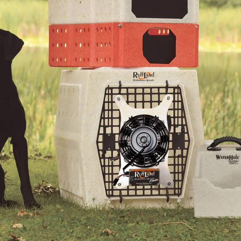 Photo inspiration: Stable Dog Kennel Attachments For Pets With Stability Issues Reference: Ventilation Turtle Plate Fan 7 For Ruff Land Kennels