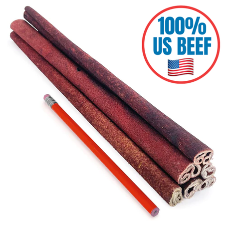 12 inches Thick Collagen Chews 100% USA Sourced Beef