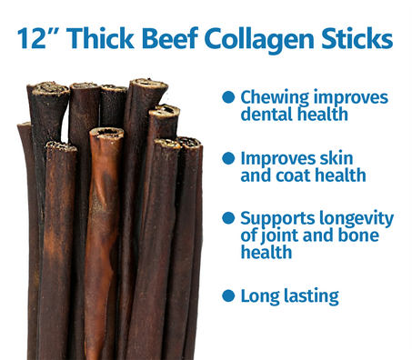 12 inch Thick Collagen Sticks Benefits