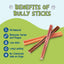 BULK Bully Sticks For Large Dogs - Free Range, All Natural