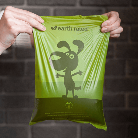Earth Dog poop bag size