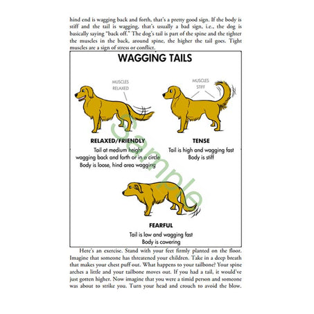 Sample Page Inside Ahimsa's Dog Training Manual