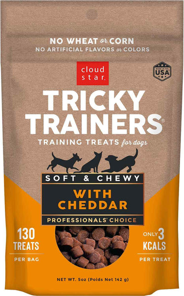 Cloud Star Chewy Tricky Trainers Cheddar Flavor Dog
