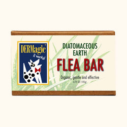 DERMagic Natural Flea Shampoo Bar for Dogs with Diatomaceous Earth