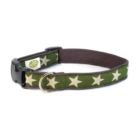 Earthdog Adjustable Hemp Collar in Green
