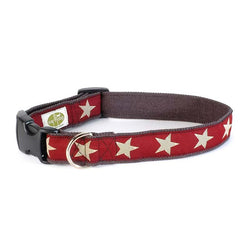 Earthdog Hemp Dog Collar in Star Pattern * Save 10 % Buy 2 *