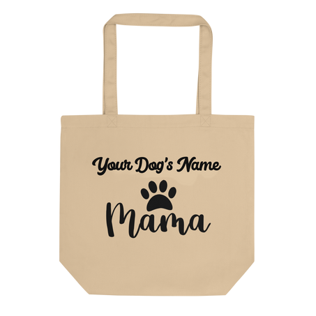 Personalized Dog Mama Tote Bag