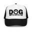 Dog Mama Hat front Black and White